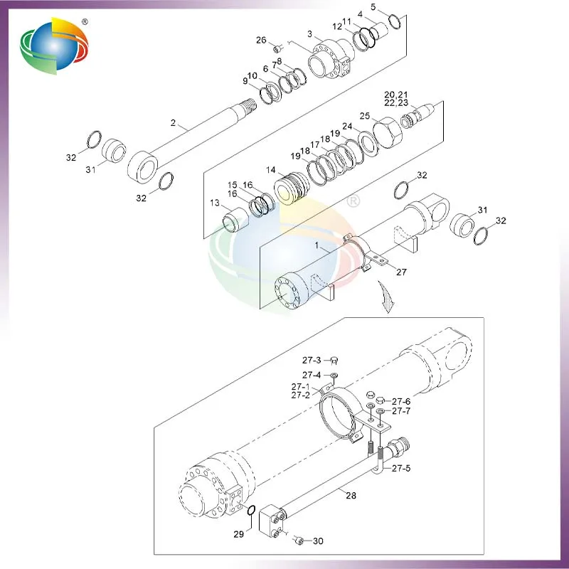 31Y1-17030 31Y117030 КОМПЛЕКТ УПЛОТНЕНИЙ ЦИЛИНДРА ARM ДЛЯ ЭКСКАВАТОРА HYUNDAI R210LC-7
31Y1-17030 31Y117030 КОМПЛЕКТ УПЛОТНЕНИЙ ЦИЛИНДРА ARM ДЛЯ ЭКСКАВАТОРА HYUNDAI R210LC-7