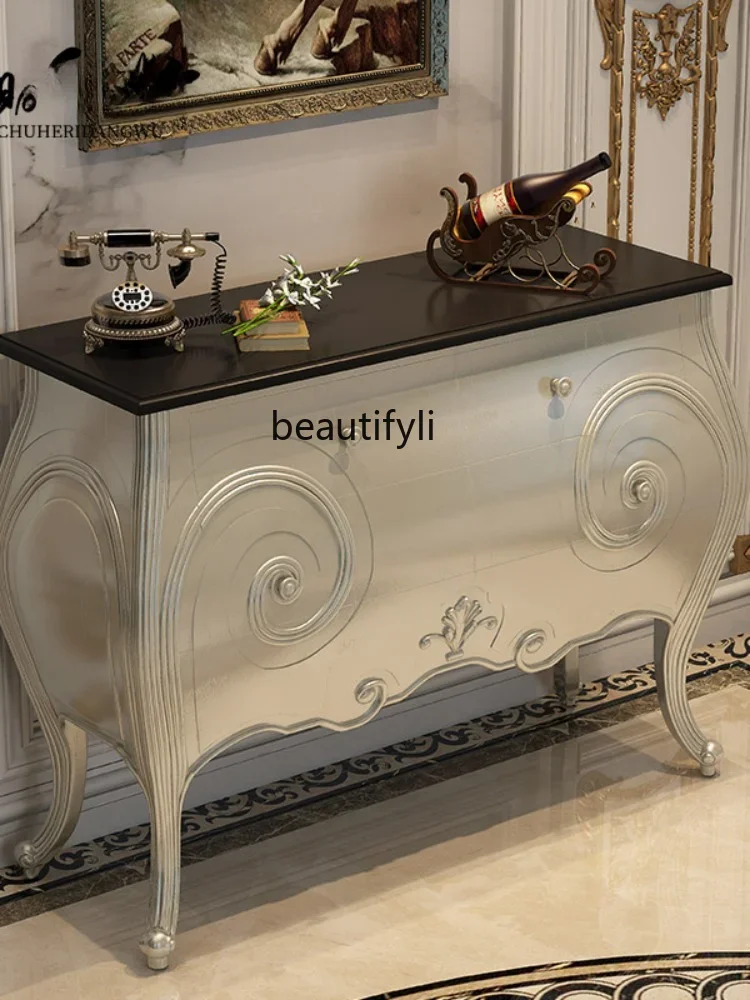 zxEuropean-Style New Classical Home Entrance Cabinet Light Luxury Sideboard Cabinet Entrance Wall Cabinet American Style Locker
zxEuropean-Style New Classical Home Entrance Cabinet Light Luxury Sideboard Cabinet Entrance Wall Cabinet American Style Locker