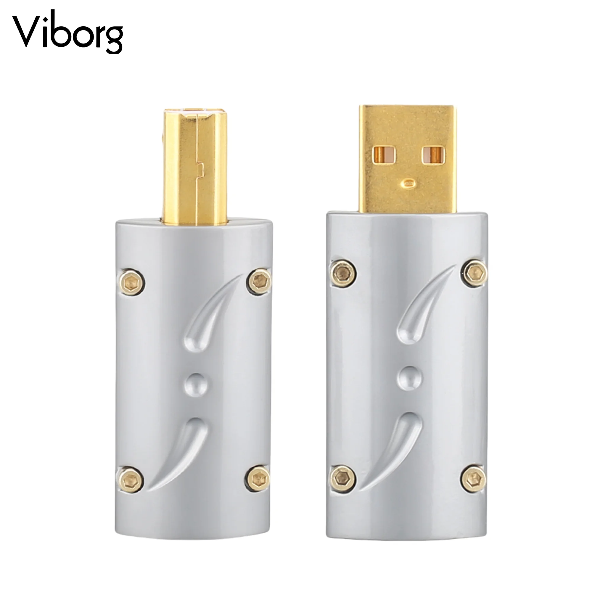 1pc Viborg UA201/UB201 HI-END 24K Gold Plated USB2.0 Plug USB A, USB B Connector DIY DAC Terminal USB Cable
1pc Viborg UA201/UB201 HI-END 24K Gold Plated USB2.0 Plug USB A, USB B Connector DIY DAC Terminal USB Cable