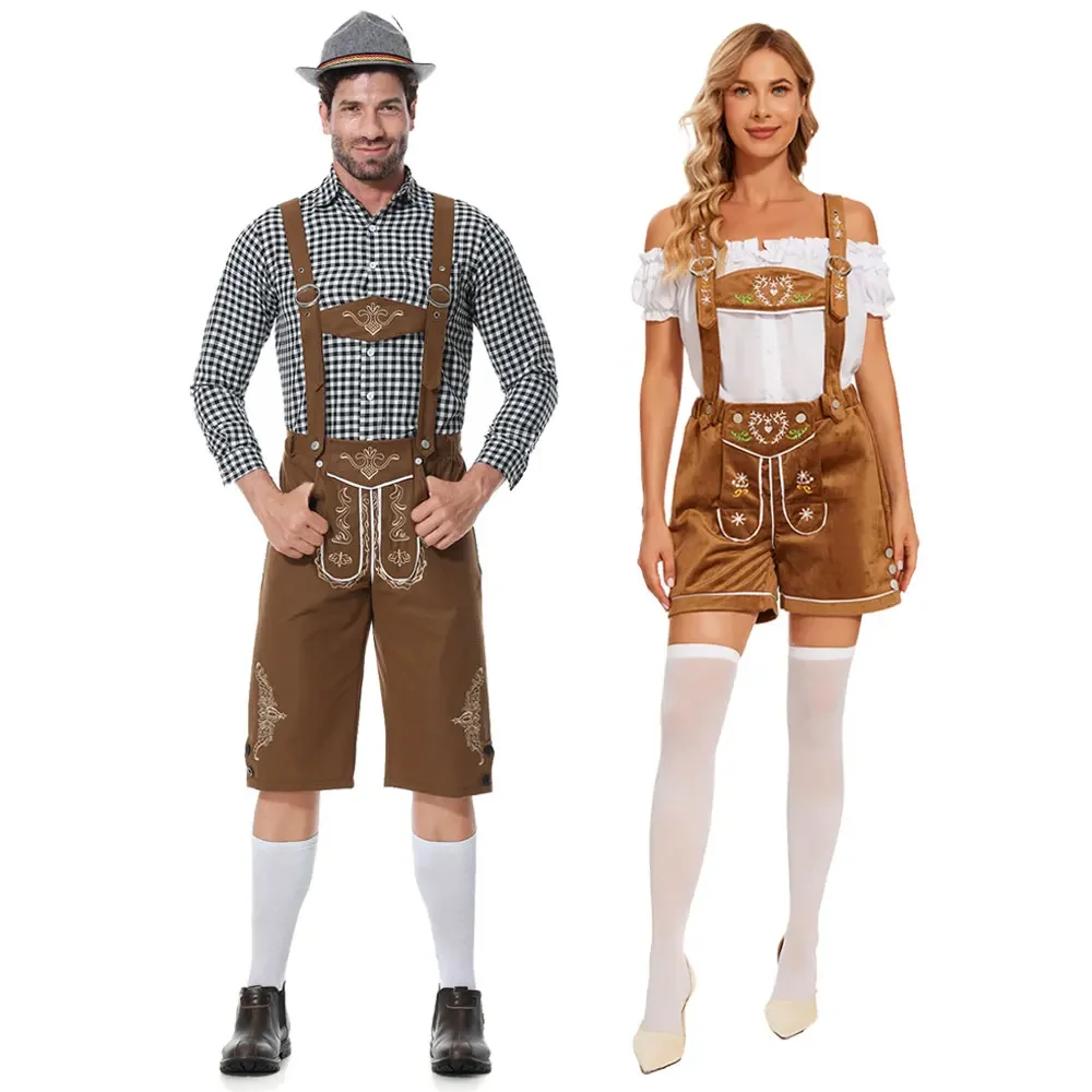 German Bavarian Beer Outfit Male Woman Oktoberfest Costume Traditional Couple Cosplay Oktoberfests Festival Party Clothes
German Bavarian Beer Outfit Male Woman Oktoberfest Costume Traditional Couple Cosplay Oktoberfests Festival Party Clothes