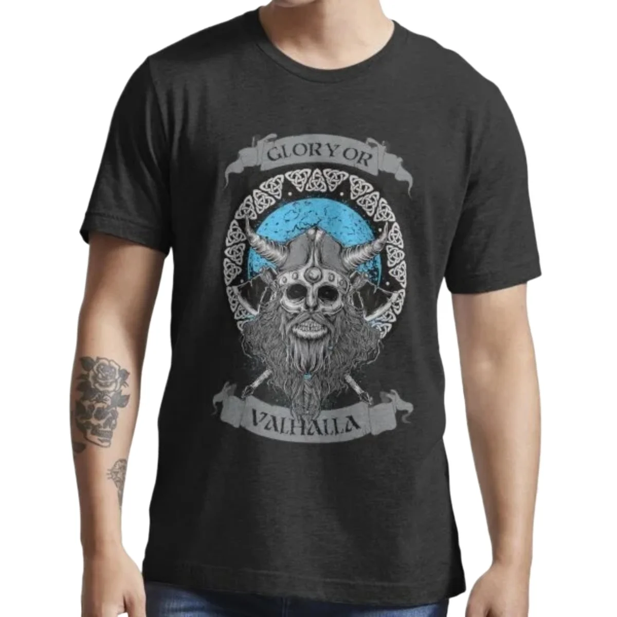 Son of Odin - Glory or Valhalla - Nordic Warrior T-Shirt 100% Cotton O-Neck Short Sleeve Summer Casual Mens T-shirt Streetwear
Son of Odin - Glory or Valhalla - Nordic Warrior T-Shirt 100% Cotton O-Neck Short Sleeve Summer Casual Mens T-shirt Streetwear