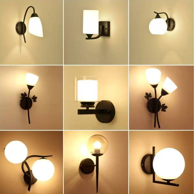 Scandinavian Style LED Wall Lights for Bedroom Bedside, Living Room, Stairs & Balcony - Iron Art Baked Enamel Glass Wall Lamps
Scandinavian Style LED Wall Lights for Bedroom Bedside, Living Room, Stairs & Balcony - Iron Art Baked Enamel Glass Wall Lamps