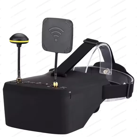 With DVR 5.8G 40CH 5 Inch 800x480 Diversity Video Headset Build in Battery for RC Racing Drone
With DVR 5.8G 40CH 5 Inch 800x480 Diversity Video Headset Build in Battery for RC Racing Drone