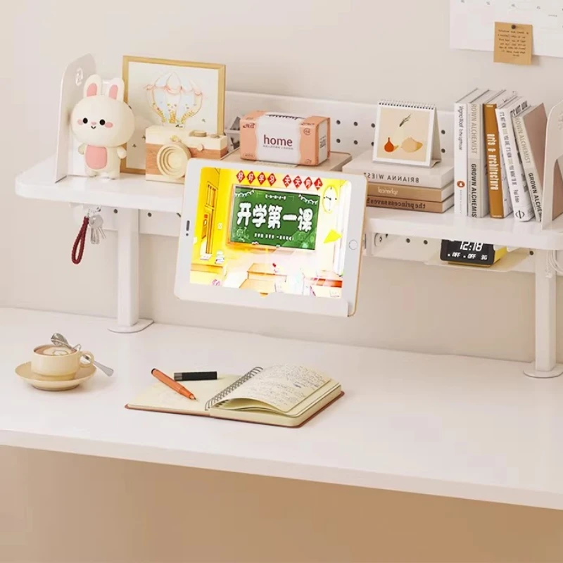 Pegboard Desktop Bookshelf Multilayer Storage Rack for Study Computer Table Organizer Accessories for Home Office Supplies
Pegboard Desktop Bookshelf Multilayer Storage Rack for Study Computer Table Organizer Accessories for Home Office Supplies