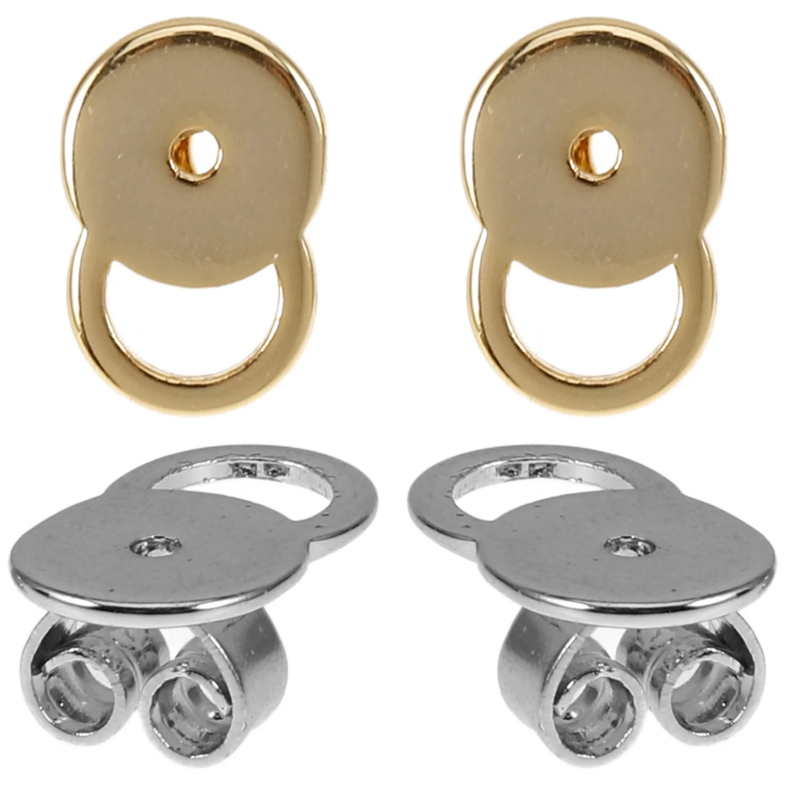 4 Pcs Gold White Accessories Earring Backs For Studs Screw On Locking Stopper Jewelry Findings Components Earplug Plugs Earring
4 Pcs Gold White Accessories Earring Backs For Studs Screw On Locking Stopper Jewelry Findings Components Earplug Plugs Earring