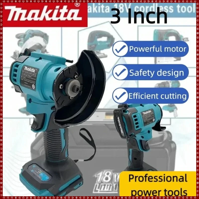 Аккумуляторная мини-угловая шлифмашина Makita 3 дюйма, электрический отрезной инструмент, циркулярная пила, электроинструмент для аккумуляторов Makita
Аккумуляторная мини-угловая шлифмашина Makita 3 дюйма, электрический отрезной инструмент, циркулярная пила, электроинструмент для аккумуляторов Makita