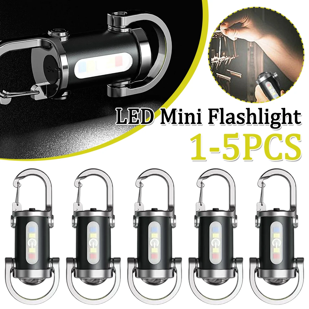 COB LED Keychain Flashlight Multifunctional Pocket Flashlight Ultralight Camping Flashlight for Outdoor Emergency
COB LED Keychain Flashlight Multifunctional Pocket Flashlight Ultralight Camping Flashlight for Outdoor Emergency