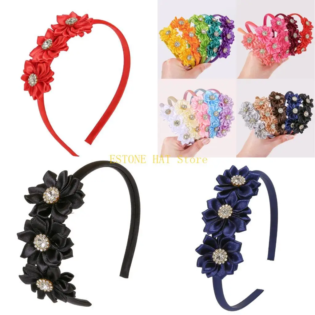 49MF Soft Cloth Fabric Hair Hoop Flower Charm Hairband Gentle On Head Daily Comfort
49MF Soft Cloth Fabric Hair Hoop Flower Charm Hairband Gentle On Head Daily Comfort