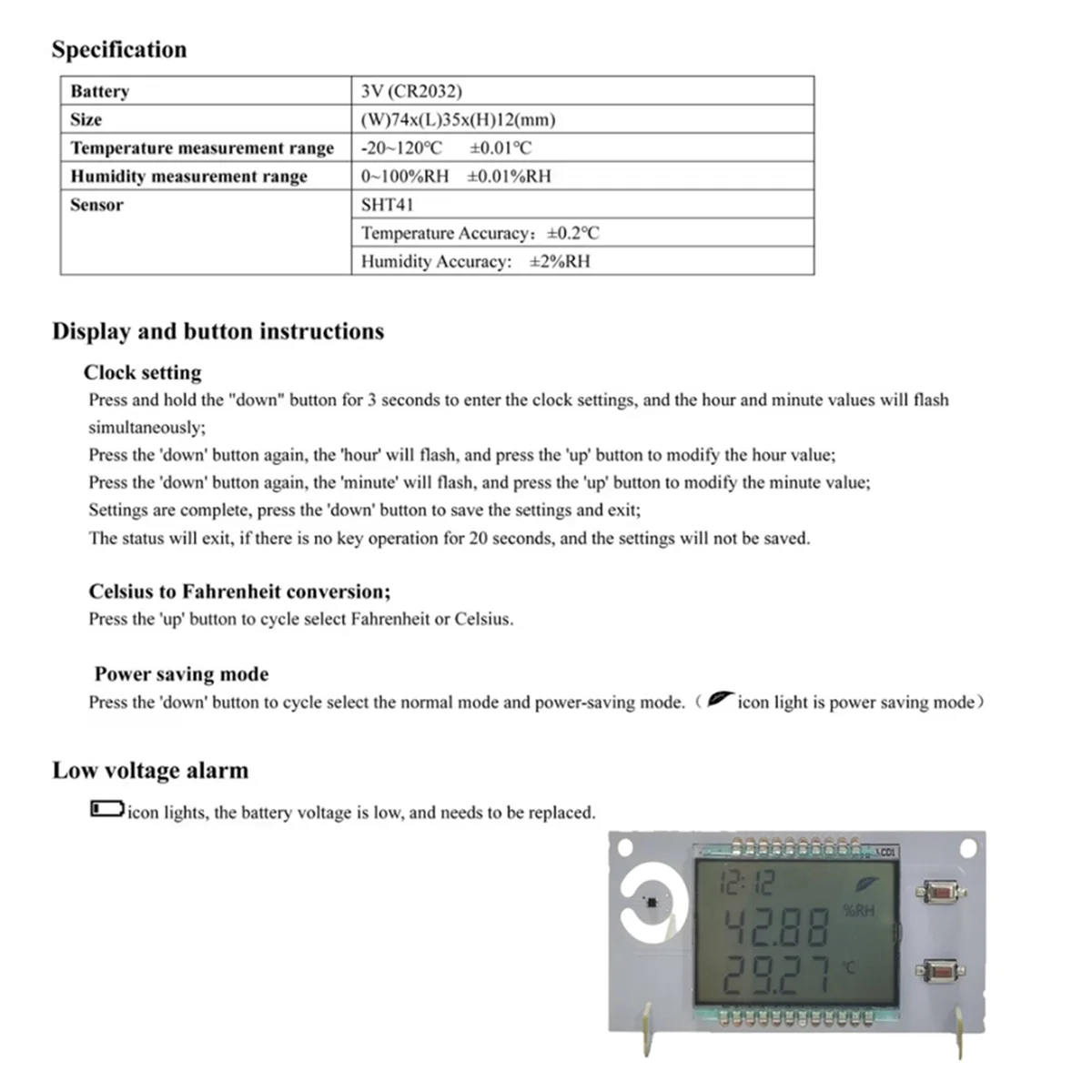 WDL -7800A Digital Thermometer Hygrometer for Parrot Hatching & Pharmacy Incubators Accurate Monitoring & Calibration
WDL -7800A Digital Thermometer Hygrometer for Parrot Hatching & Pharmacy Incubators Accurate Monitoring & Calibration