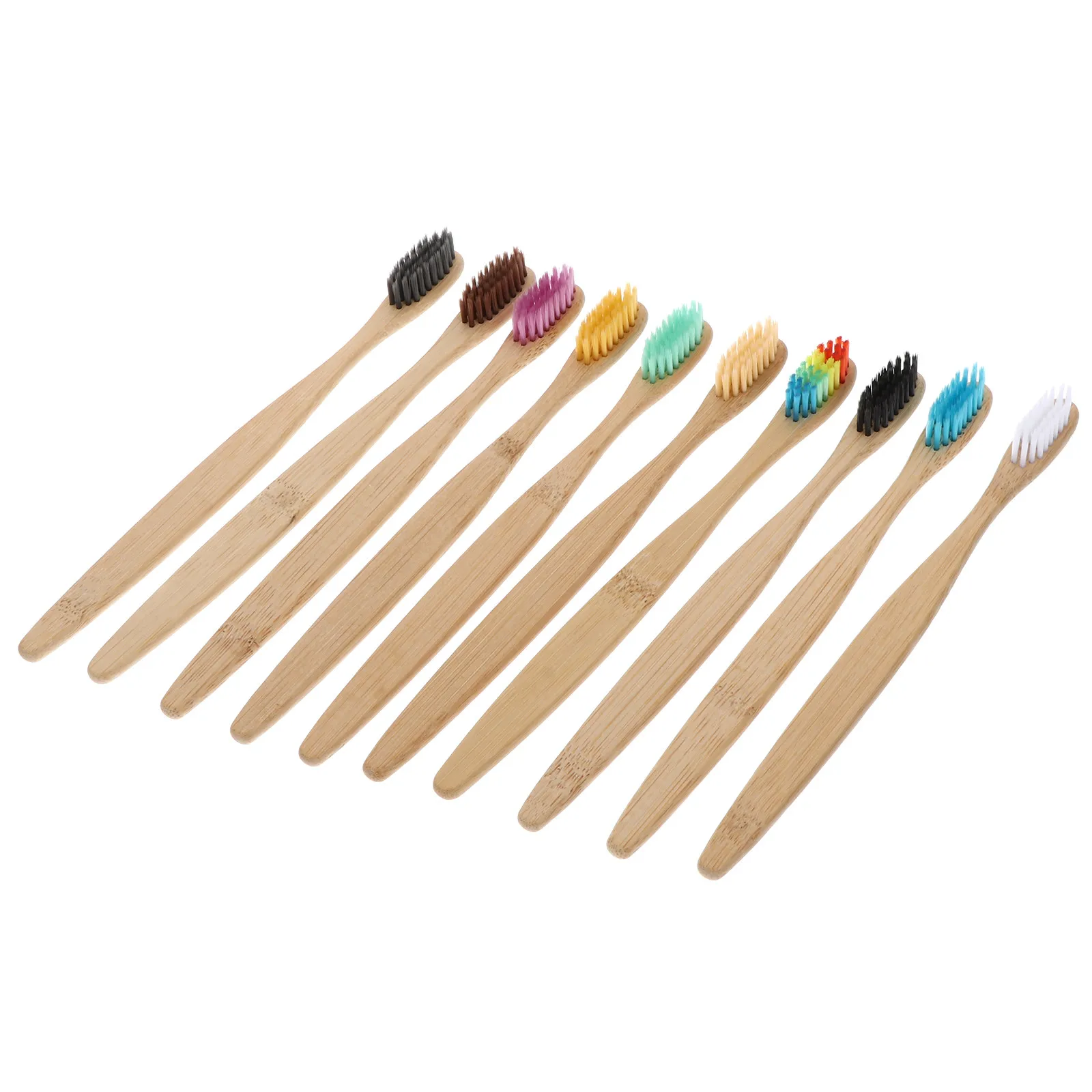 10Pcs Bamboo Adult Toothbrush Soft Bristles Non Irritating for Sensitive Gums Ideal for Home Travel Daily Hygiene
10Pcs Bamboo Adult Toothbrush Soft Bristles Non Irritating for Sensitive Gums Ideal for Home Travel Daily Hygiene