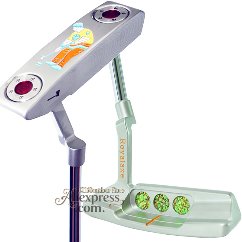 Новые гольф-клюшки унисекс: Т-образный паттер Royalaxe с двусторонней разметкой для прицеливания, стабильный паттер и чехол для головки клюшки
Новые гольф-клюшки унисекс: Т-образный паттер Royalaxe с двусторонней разметкой для прицеливания, стабильный паттер и чехол для головки клюшки