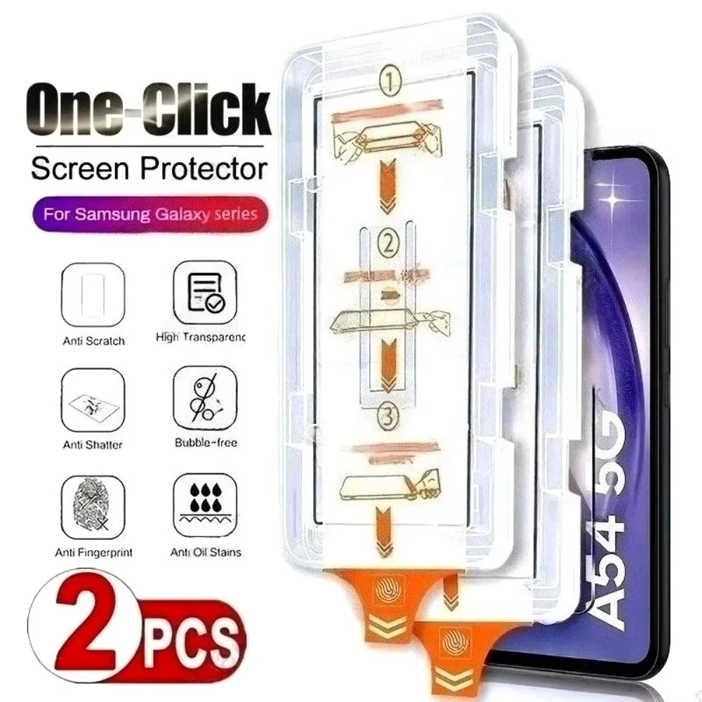 2 шт. Защитное стекло из закаленного стекла для Samsung S26 S25 Ultra Edge S24 Plus S23 S22 S21 FE A56 A36 A26 A16 A55 A54 A53 A35 A71 A73, простая установка
2 шт. Защитное стекло из закаленного стекла для Samsung S26 S25 Ultra Edge S24 Plus S23 S22 S21 FE A56 A36 A26 A16 A55 A54 A53 A35 A71 A73, простая установка