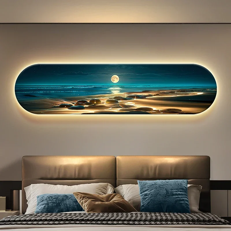 Ocean Waves Theme Entrance Wall Lamp with Moon & Sea Mural | Corridor Hanging Painting Light for Living Room Decor
Ocean Waves Theme Entrance Wall Lamp with Moon & Sea Mural | Corridor Hanging Painting Light for Living Room Decor