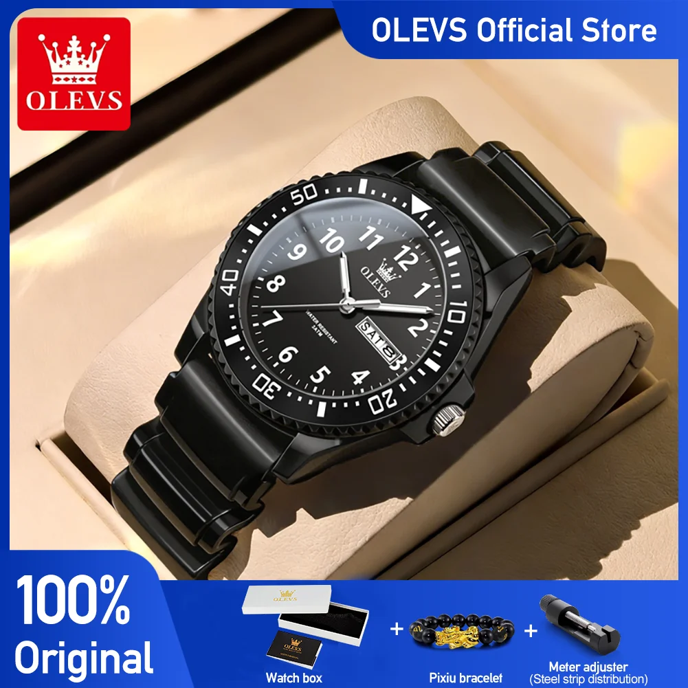 OLEVS 2703 Simple Quartz Movement Watch Dual Calendar Dispaly Silicone Strap Digital Scale 30m Waterproof Brand Student Watch
OLEVS 2703 Simple Quartz Movement Watch Dual Calendar Dispaly Silicone Strap Digital Scale 30m Waterproof Brand Student Watch