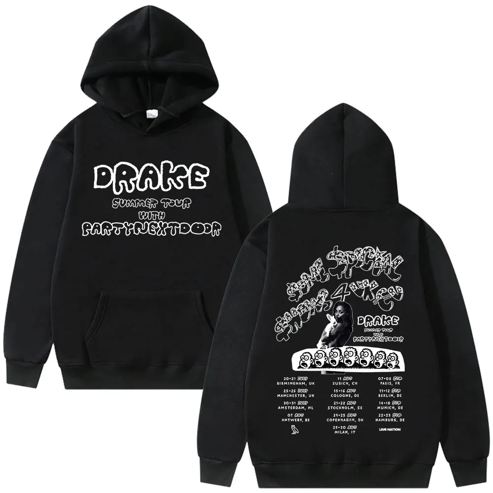 Rapper Drake Europe Tour with PARTYNEXTDOOR 2025 Hoodie Some Sexy Songs 4 U SSS4U Merch Clothing Men Hip Hop Fashion Sweatshirt
Rapper Drake Europe Tour with PARTYNEXTDOOR 2025 Hoodie Some Sexy Songs 4 U SSS4U Merch Clothing Men Hip Hop Fashion Sweatshirt