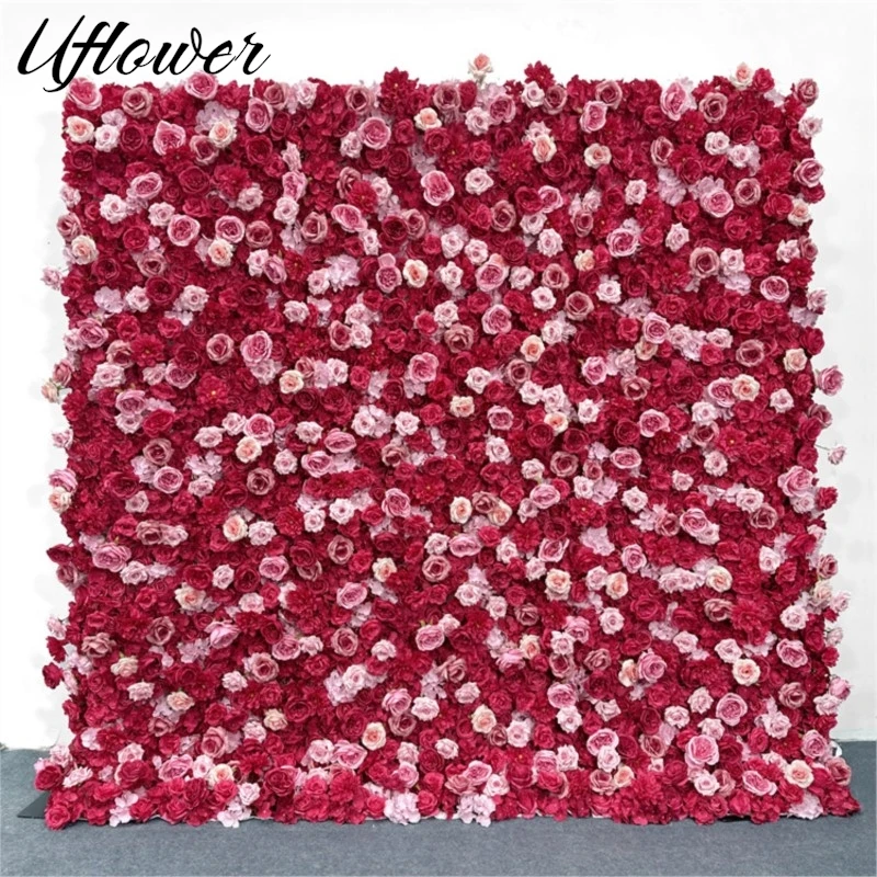 Uflower Red Rose 5D Cloth Flower Wall Wedding Backdrop Fabric Hanging Curtain Floral Window Display Party Event Decoration Props
Uflower Red Rose 5D Cloth Flower Wall Wedding Backdrop Fabric Hanging Curtain Floral Window Display Party Event Decoration Props