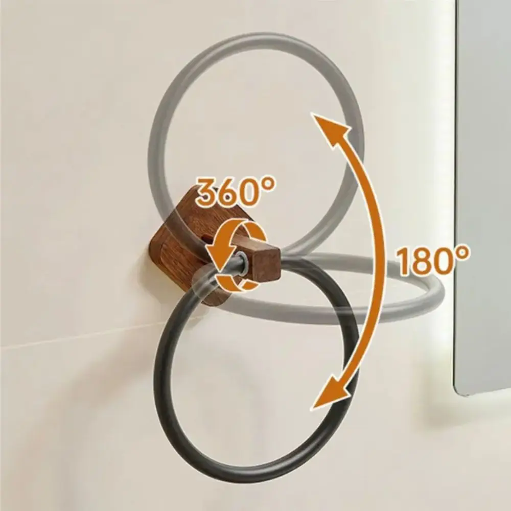 Round Design Portable Towel Racks Aluminium Material Beech Wood Towel Holder Rings White Color Black Color Aluminium Towel Ring
Round Design Portable Towel Racks Aluminium Material Beech Wood Towel Holder Rings White Color Black Color Aluminium Towel Ring