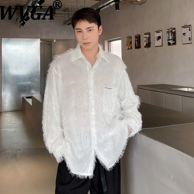 WVGA Spring Autumn New Men Tide Feather Decoration High-End Trendy Long-Sleeve Shirt Niche Chic Casual Top Streetwear Ins W15917
WVGA Spring Autumn New Men Tide Feather Decoration High-End Trendy Long-Sleeve Shirt Niche Chic Casual Top Streetwear Ins W15917
