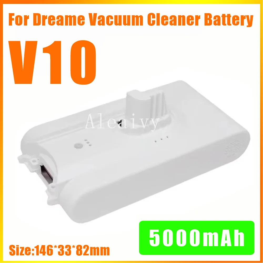 A battery replacement 5000mAh suitable for Dreame V10 V9P XR handheld cordless vacuum cleaner parts replacement 18650battery
A battery replacement 5000mAh suitable for Dreame V10 V9P XR handheld cordless vacuum cleaner parts replacement 18650battery