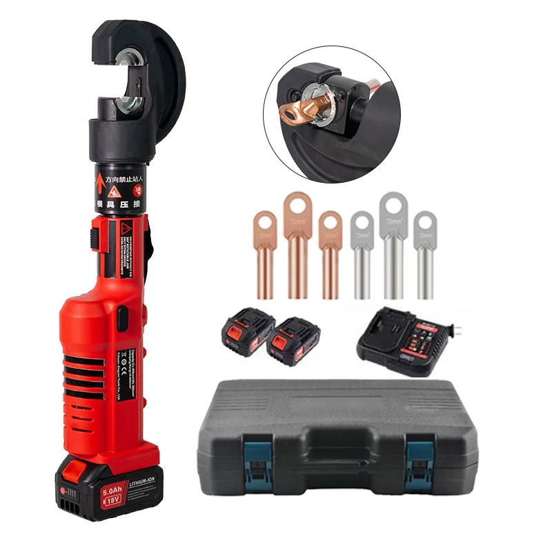 Hot Sale Industrial ES-400 Electric Hydraulic Crimper Crimping 16-400mm² Wires, Cables, Lugs Portable for Utility/Construction
Hot Sale Industrial ES-400 Electric Hydraulic Crimper Crimping 16-400mm² Wires, Cables, Lugs Portable for Utility/Construction