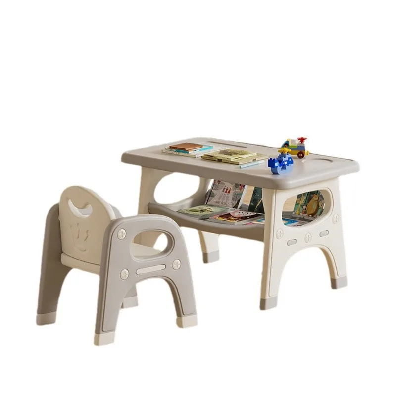Simaiao children's learning table and chair set can be lifted and lowered to write baby book table early childhood education toy
Simaiao children's learning table and chair set can be lifted and lowered to write baby book table early childhood education toy