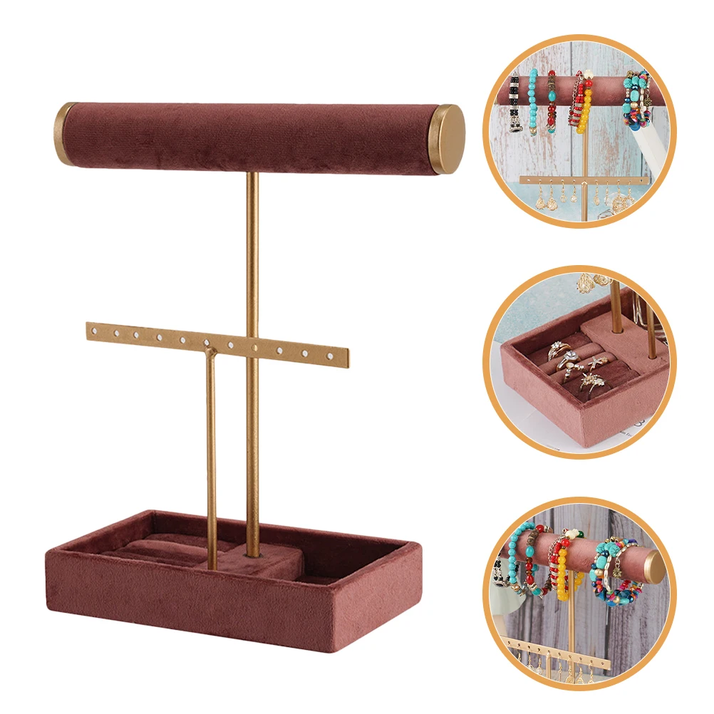Jewelry Storage Rack Tabletop Holder Display Frame Dresser Stand Tray Flannel Microfiber Alloy Material Sturdy Simple
Jewelry Storage Rack Tabletop Holder Display Frame Dresser Stand Tray Flannel Microfiber Alloy Material Sturdy Simple