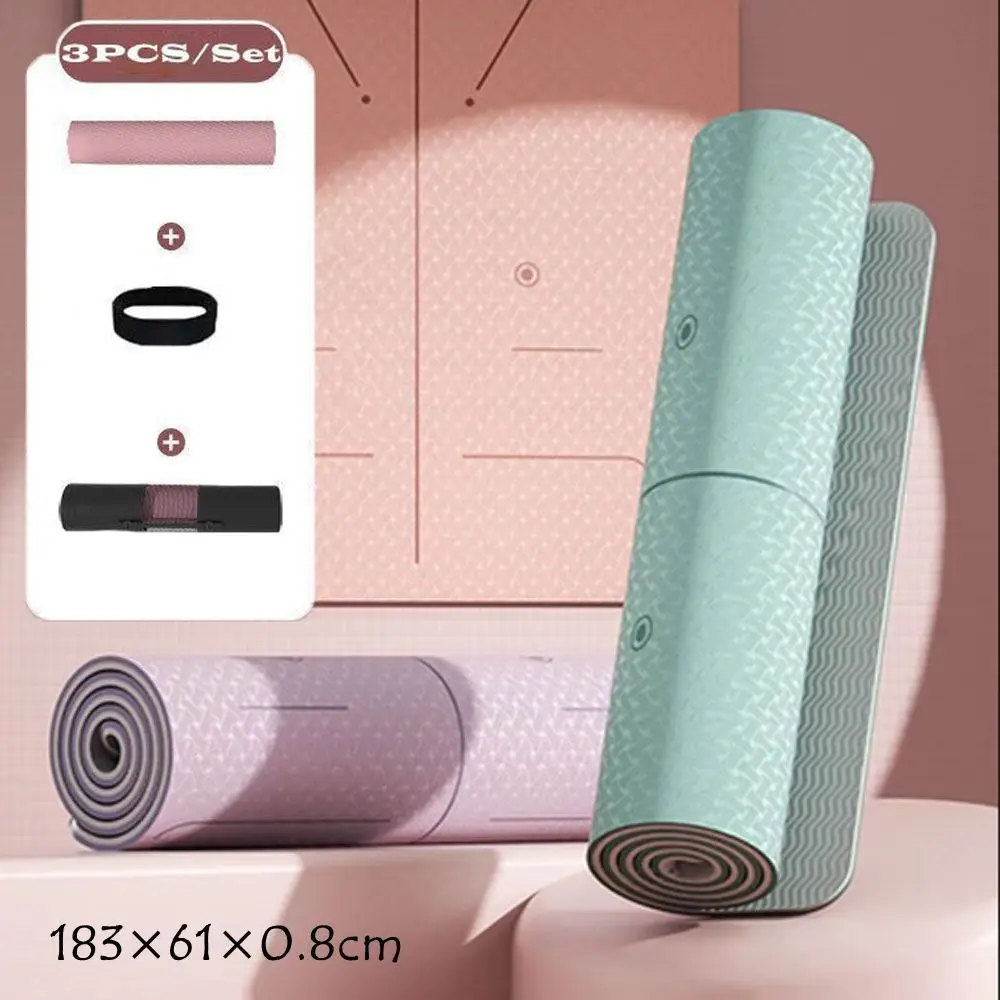 New Design Non Slip Yoga Mat 8mm Thicken Pilates Mat Shock Resistance Double Sided Fitness Exercise Mat
New Design Non Slip Yoga Mat 8mm Thicken Pilates Mat Shock Resistance Double Sided Fitness Exercise Mat