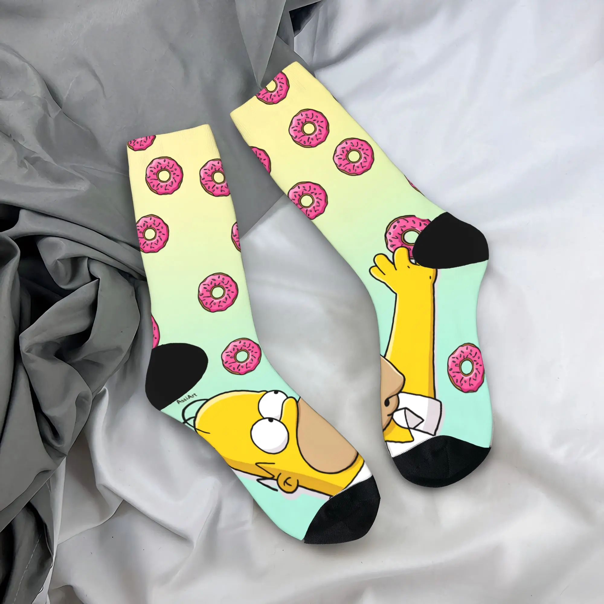 S-Simpsons Homer Donut Pattern Stockings Trendy Socks Men Breathable Socks Autumn Skateboard Custom Anti Socks Birthday Present
S-Simpsons Homer Donut Pattern Stockings Trendy Socks Men Breathable Socks Autumn Skateboard Custom Anti Socks Birthday Present