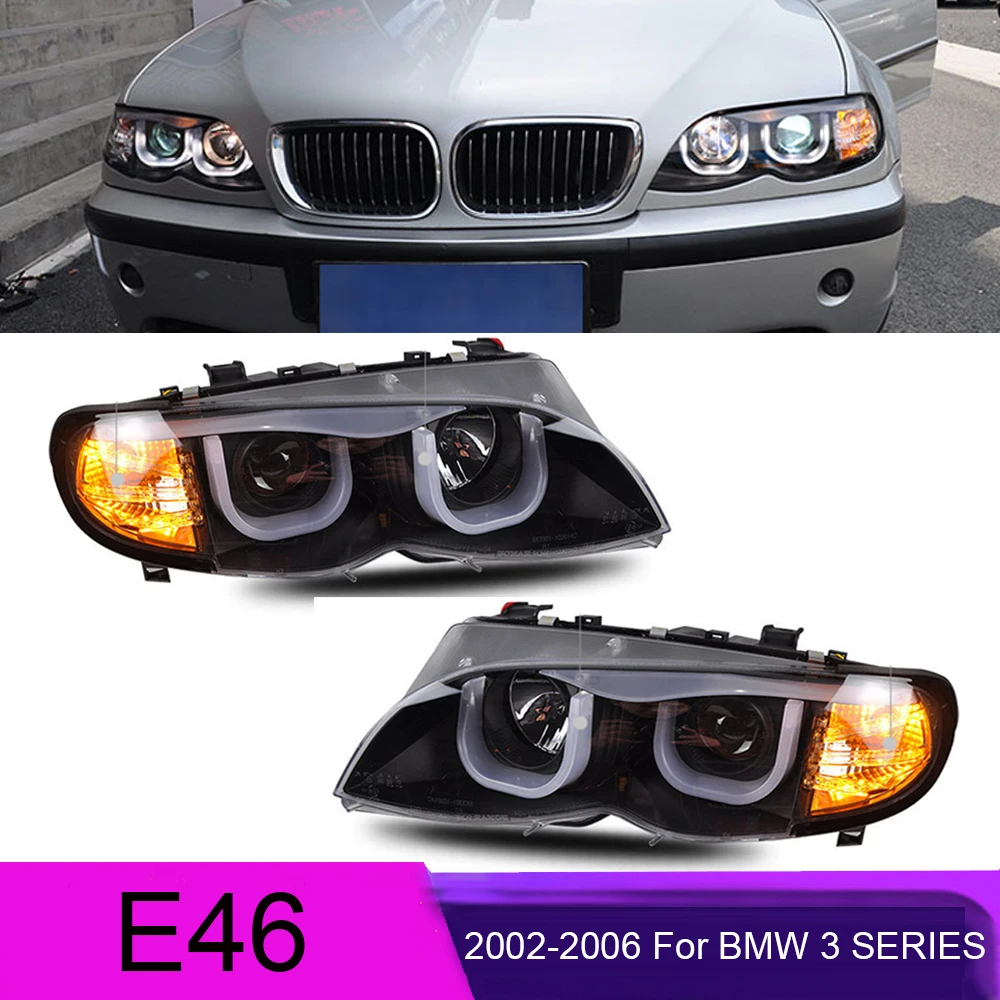 Car Led Headlight For BMW 3 Series E46 Headlight 320i 318i 323i 325i 2002-2006 Accessories Front DRL Turn Signal Lights Assembly
Car Led Headlight For BMW 3 Series E46 Headlight 320i 318i 323i 325i 2002-2006 Accessories Front DRL Turn Signal Lights Assembly