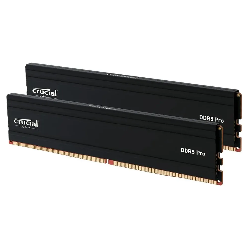 Pro 32GB DDR5 RAM Kit (2x16GB), 5600MHz (or 5200MHz or 4800MHz) Desktop Memory UDIMM 288-pin, Compatible with 13th Gen, Custom
Pro 32GB DDR5 RAM Kit (2x16GB), 5600MHz (or 5200MHz or 4800MHz) Desktop Memory UDIMM 288-pin, Compatible with 13th Gen, Custom