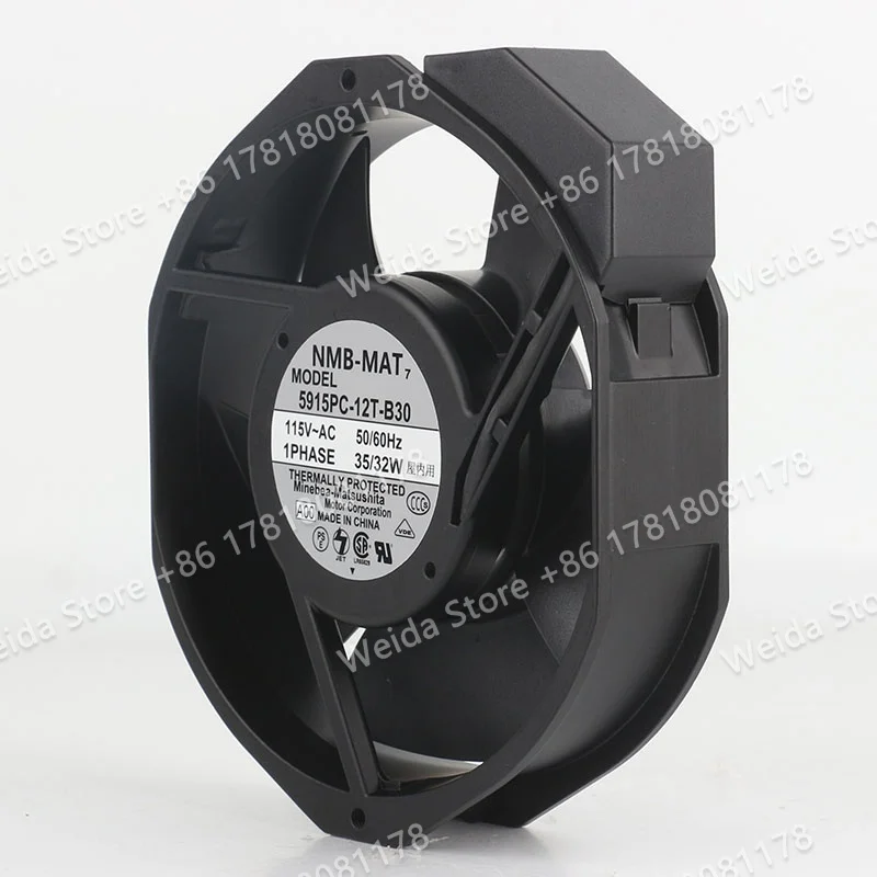 Original NMB 115V 35/32W 17238 Aluminum frame cabinet 172X150X38MM 5915PC-12T-B30 Cooling fan
Original NMB 115V 35/32W 17238 Aluminum frame cabinet 172X150X38MM 5915PC-12T-B30 Cooling fan
