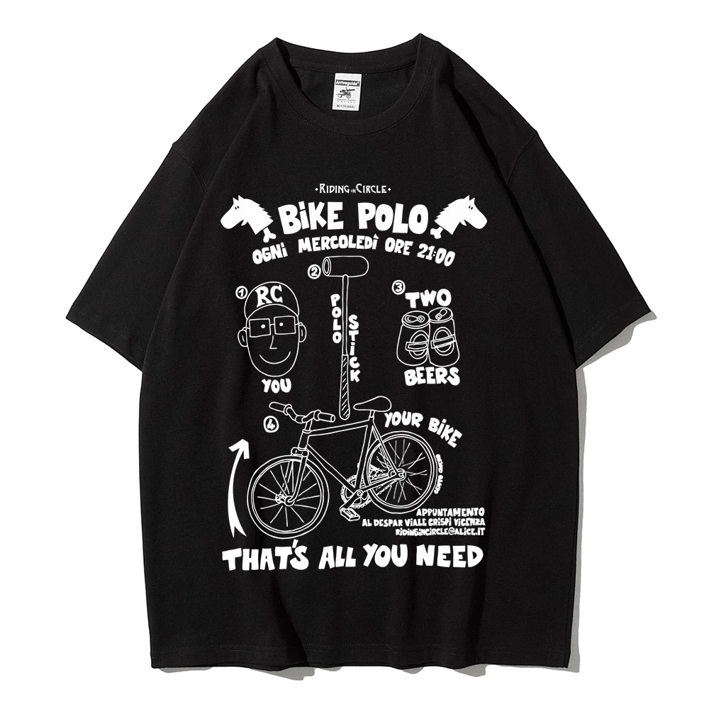 Bike Polo Ogni Mercoledi Ore Cotton Womens T-Shirts Digital Printing T Shirts Soft O-Neck Oversize Tops Summer Casual Clothes
Bike Polo Ogni Mercoledi Ore Cotton Womens T-Shirts Digital Printing T Shirts Soft O-Neck Oversize Tops Summer Casual Clothes