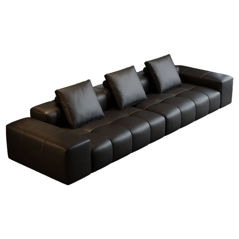Minimalist pixel sofa first layer cowhide puff large flat layer Italian living room large apartment sofa 
Minimalist pixel sofa first layer cowhide puff large flat layer Italian living room large apartment sofa