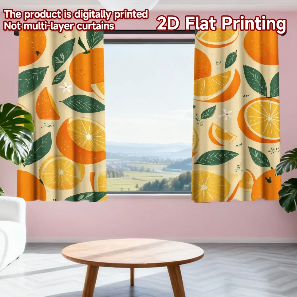 2D flat printing 2pcs Curtain Summer Citrus Delight Digital Printed Polyester Drapes All Season Party & Holiday Decor Use for
2D flat printing 2pcs Curtain Summer Citrus Delight Digital Printed Polyester Drapes All Season Party & Holiday Decor Use for
