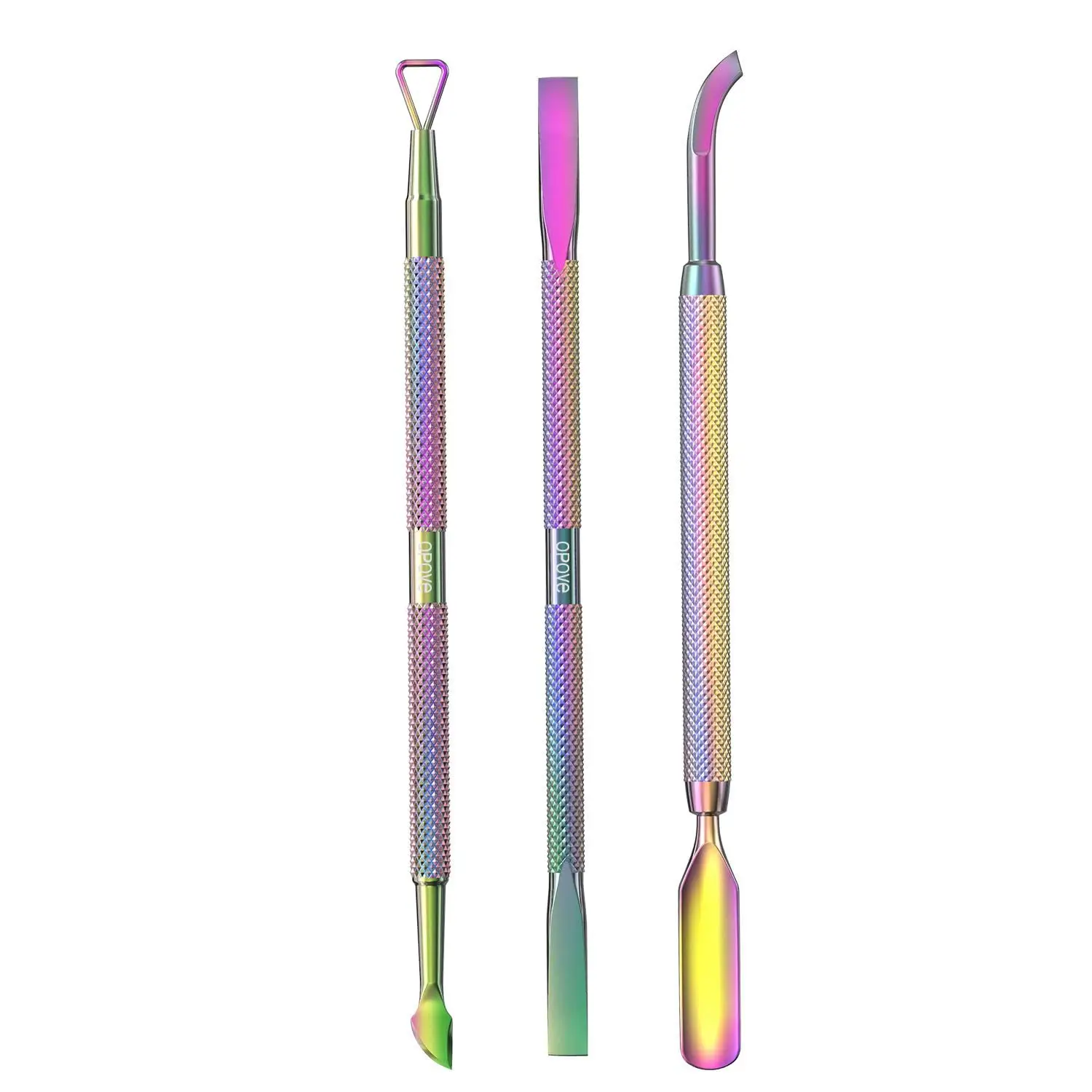 3-Piece Cuticle Pusher Set: Stainless Steel Nail Care Tools for Acetone & Gel Removal
3-Piece Cuticle Pusher Set: Stainless Steel Nail Care Tools for Acetone & Gel Removal