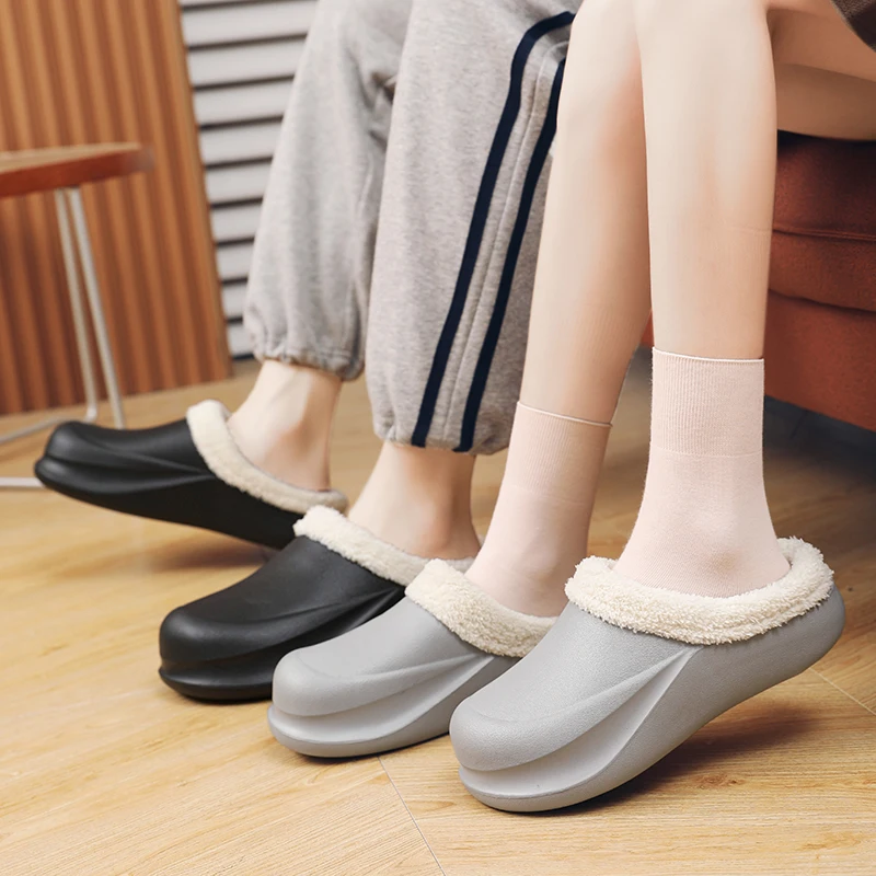 Unisex Warm Household Cotton Slides Super Dense Fuzzy Lining Shock Absorb Flat Sole Light Slip On Thermal Comfort Shoes Bedroom
Unisex Warm Household Cotton Slides Super Dense Fuzzy Lining Shock Absorb Flat Sole Light Slip On Thermal Comfort Shoes Bedroom