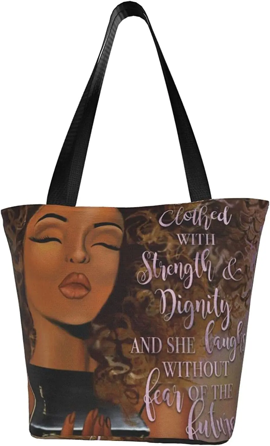 African American Women Tote Bag Shoulder Handbag For Work Travel Outdoor Business Shopping
African American Women Tote Bag Shoulder Handbag For Work Travel Outdoor Business Shopping