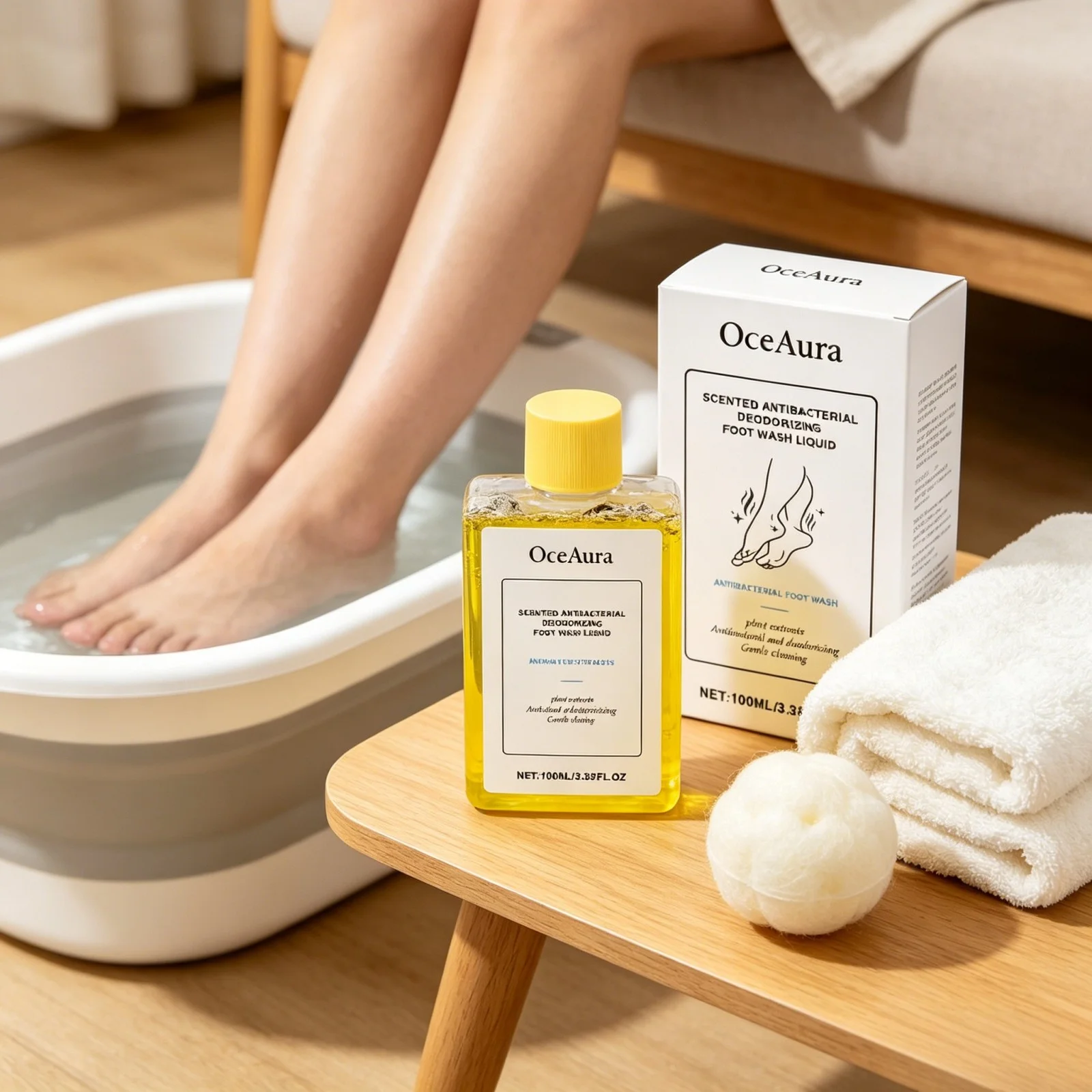 OceAura Foot Deodorant Spray Tea Tree Oil Refreshing Centella Foot Odor Spray Scented Foot Cleaning Liquid for Foot Wash 100ml
OceAura Foot Deodorant Spray Tea Tree Oil Refreshing Centella Foot Odor Spray Scented Foot Cleaning Liquid for Foot Wash 100ml