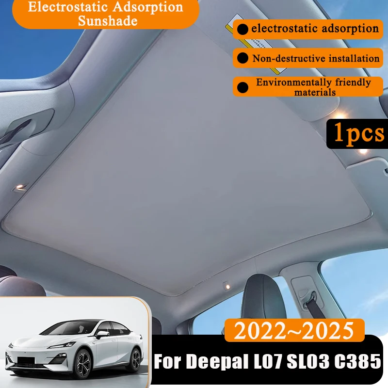 1 шт. солнцезащитный козырек на крыше для Deepal L07 SL03 C385 2022 ~ 2025, электростатические адсорбционные наклейки, силиконовые аксессуары для защиты от УФ-лучей
1 шт. солнцезащитный козырек на крыше для Deepal L07 SL03 C385 2022 ~ 2025, электростатические адсорбционные наклейки, силиконовые аксессуары для защиты от УФ-лучей