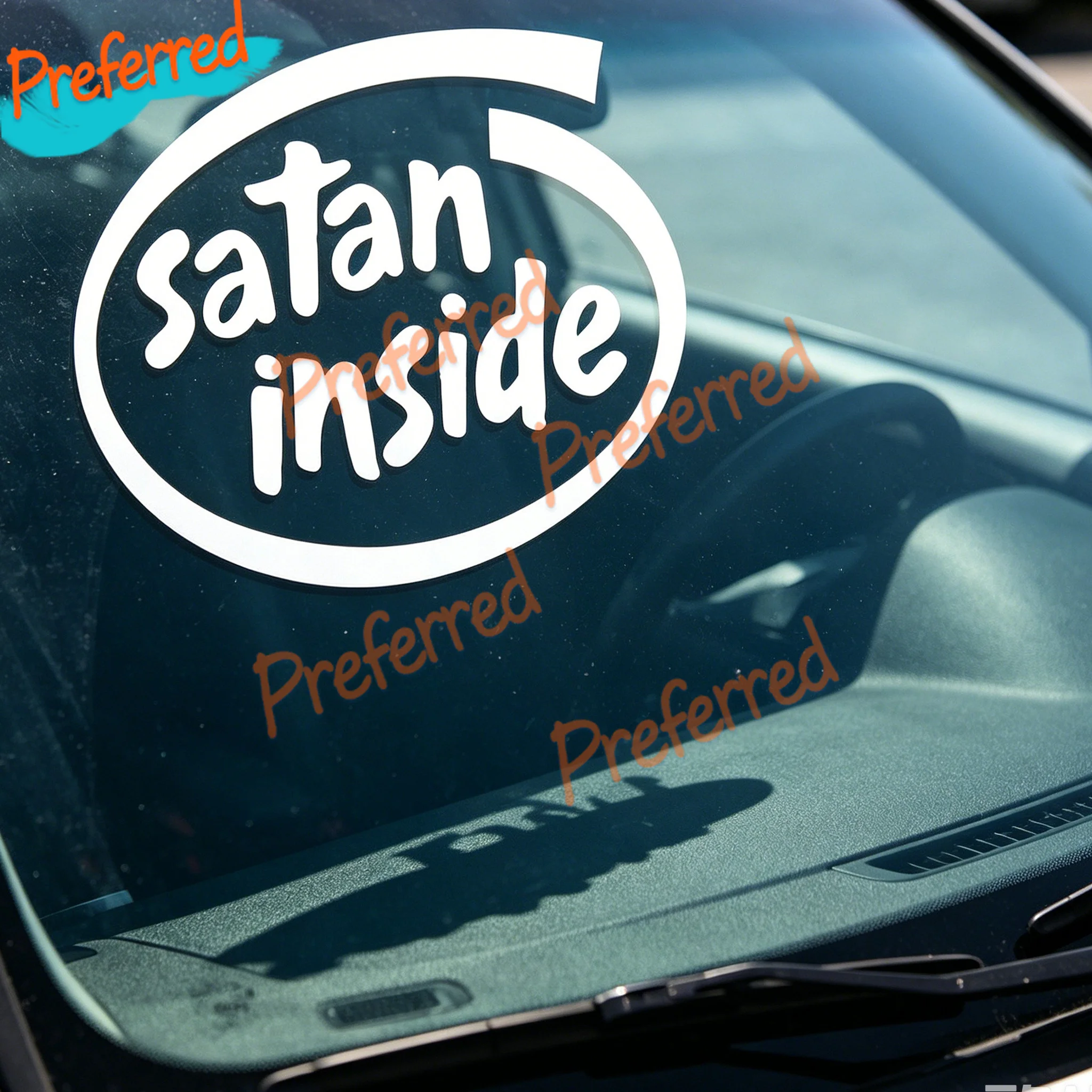 2x Satan Inside Evil Devil Lucifer Car Truck Window Laptop Vinyl Stickers - Customizable in Any Sticker Size -No Background
2x Satan Inside Evil Devil Lucifer Car Truck Window Laptop Vinyl Stickers - Customizable in Any Sticker Size -No Background