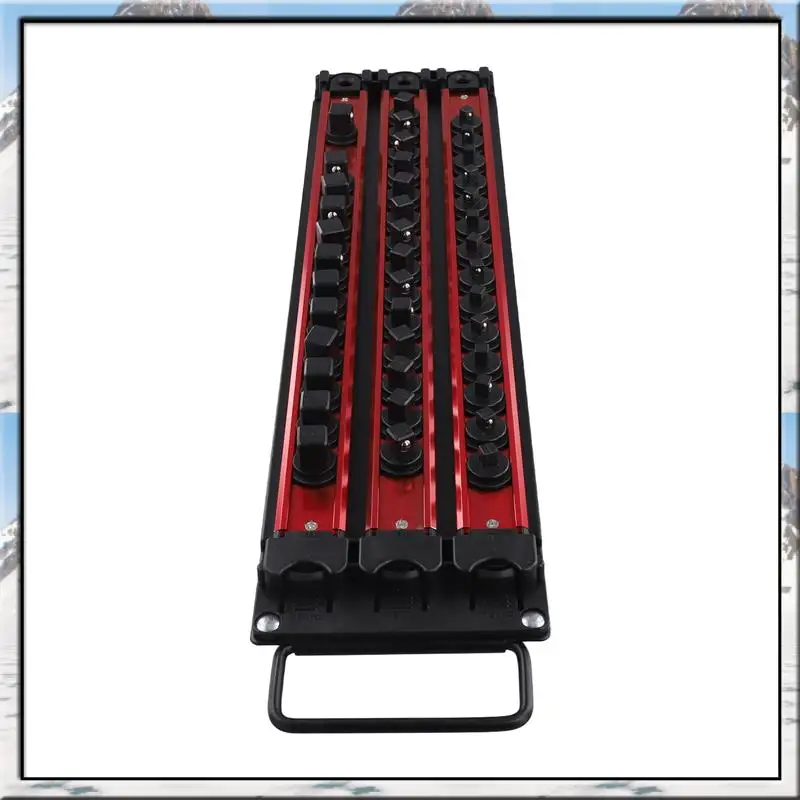 AA46 Household Electrician Metal Socket Storage Rack With Magnetic Strip For Screwdriver Heads
AA46 Household Electrician Metal Socket Storage Rack With Magnetic Strip For Screwdriver Heads