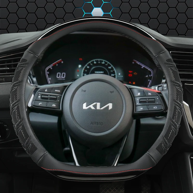 D Shape Car Stering Wheel Cover For Kia Stinger Soul 2018-2021 Picanto X-line Morning Ceed GT Stonic Sportage Proceed K5 2021
D Shape Car Stering Wheel Cover For Kia Stinger Soul 2018-2021 Picanto X-line Morning Ceed GT Stonic Sportage Proceed K5 2021