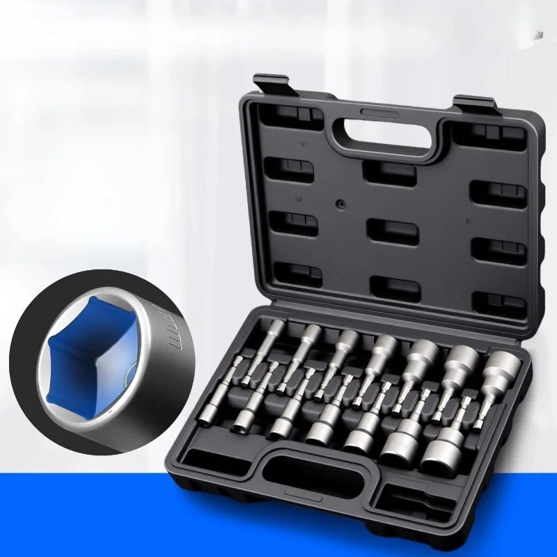 5.5-19mm 1/4 Socket Sleeve Nozzles Deepen Power Nut Driver Bits Set Screwdriver Set Tools Impact Socket Wrenches Magnetic 6.35mm
5.5-19mm 1/4 Socket Sleeve Nozzles Deepen Power Nut Driver Bits Set Screwdriver Set Tools Impact Socket Wrenches Magnetic 6.35mm