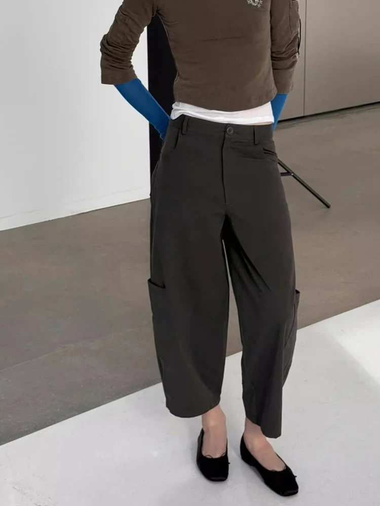 Весна 2026: Новые женские брюки с высокой талией в стиле ретро, свободного кроя, для работы и повседневной носки, с эффектом стройности, модные.
Весна 2026: Новые женские брюки с высокой талией в стиле ретро, свободного кроя, для работы и повседневной носки, с эффектом стройности, модные.