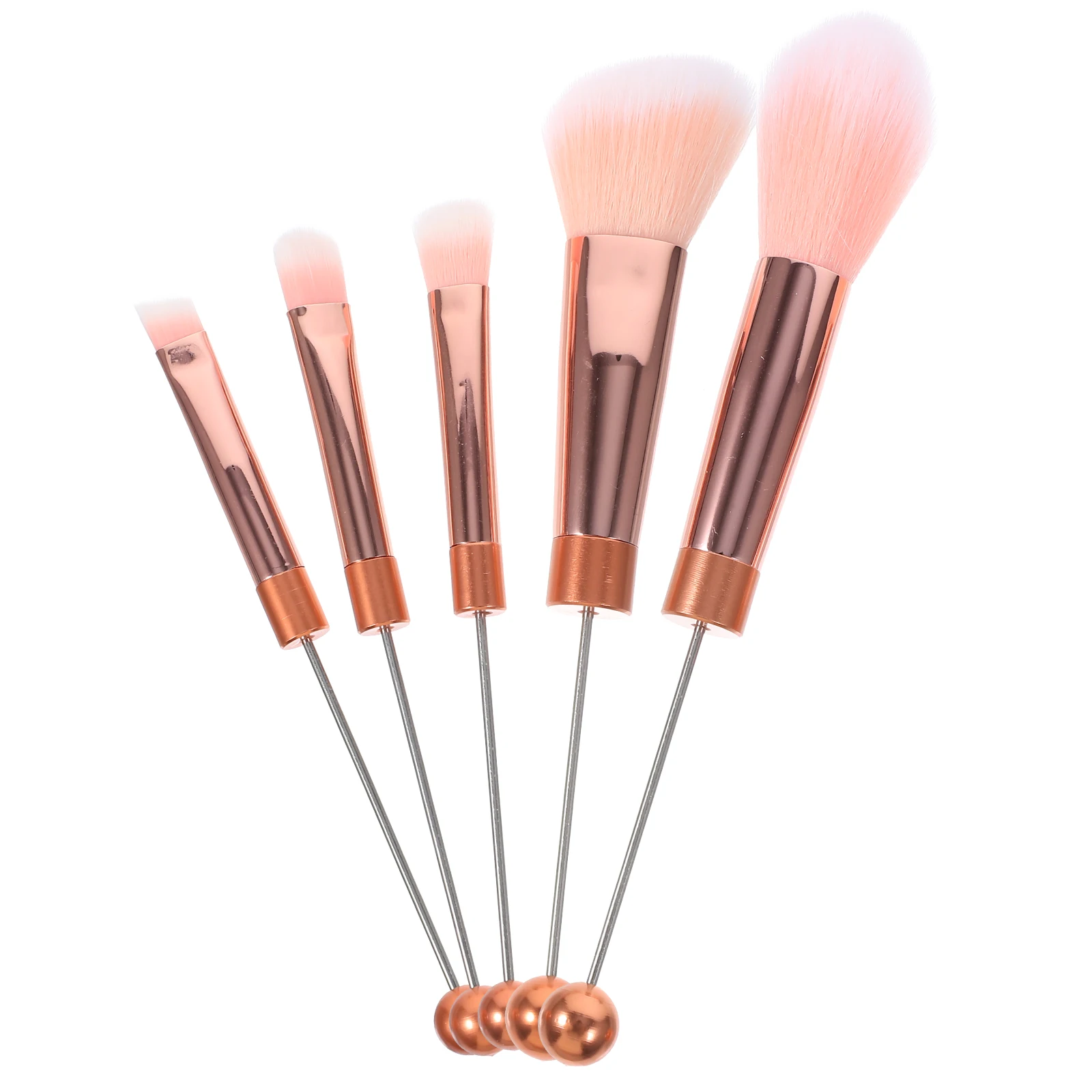 5pcs Makeup Brushes Set Metal Handle Blush Brush Loose Powder Compact Size Precision Control Essential Tools for Women
5pcs Makeup Brushes Set Metal Handle Blush Brush Loose Powder Compact Size Precision Control Essential Tools for Women
