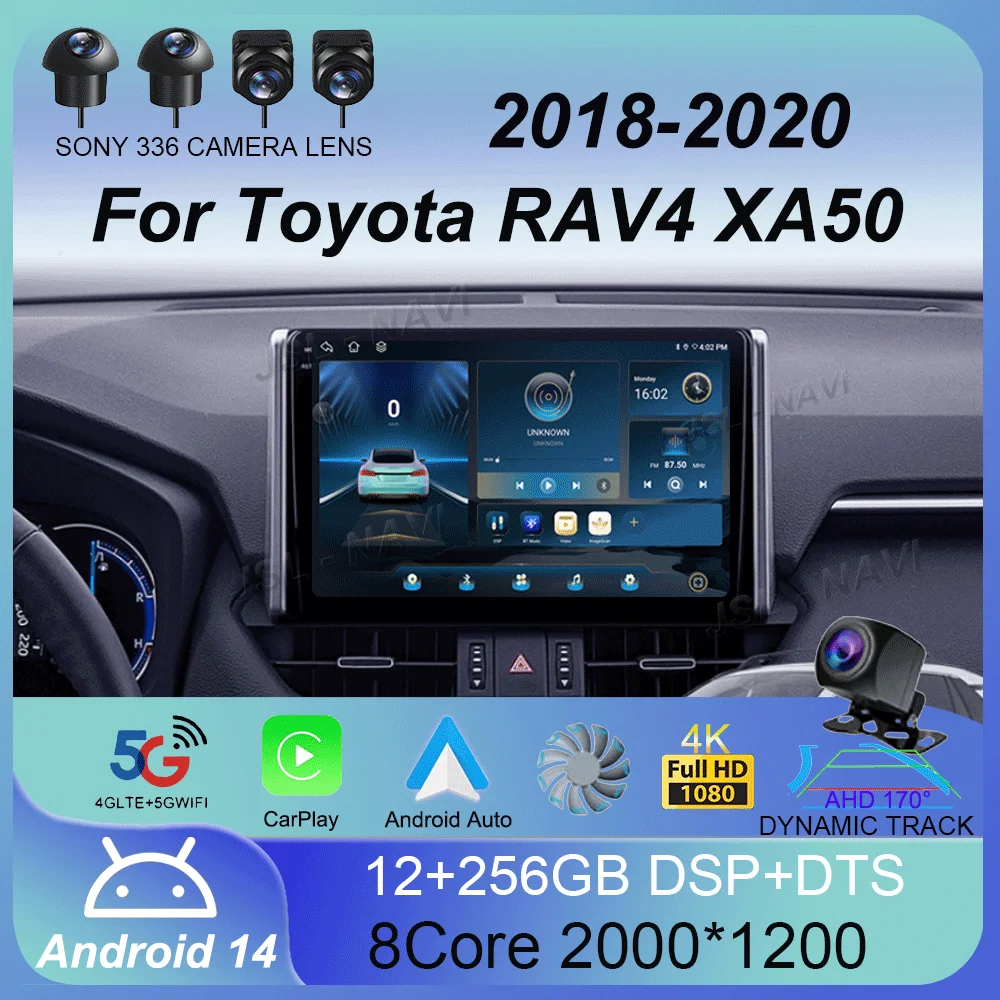 Android 14 Carplay для Toyota RAV4 XA50 2018 2019 2020 навигация мультимедийный автомобильный радиоприемник GPS плеер стерео Wi-Fi + 4G видео DSP 2 DIN
Android 14 Carplay для Toyota RAV4 XA50 2018 2019 2020 навигация мультимедийный автомобильный радиоприемник GPS плеер стерео Wi-Fi + 4G видео DSP 2 DIN