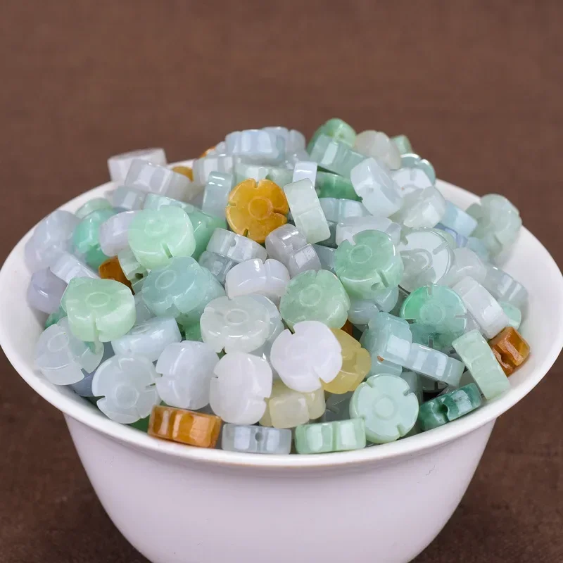 10PC Natural Emerald Jadeite Tri-coloured Taiji Bagua Beads Accessories DIY Bangle Charm Jewellery Hand-Carved Luck man Amulet
10PC Natural Emerald Jadeite Tri-coloured Taiji Bagua Beads Accessories DIY Bangle Charm Jewellery Hand-Carved Luck man Amulet