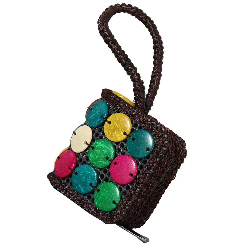 Bohemian Women Coin Purse Small Purse Coconut Shell Wallet Lipstick Pouch Zipper Coin Pouch Decorative Woven Handbag
Bohemian Women Coin Purse Small Purse Coconut Shell Wallet Lipstick Pouch Zipper Coin Pouch Decorative Woven Handbag
