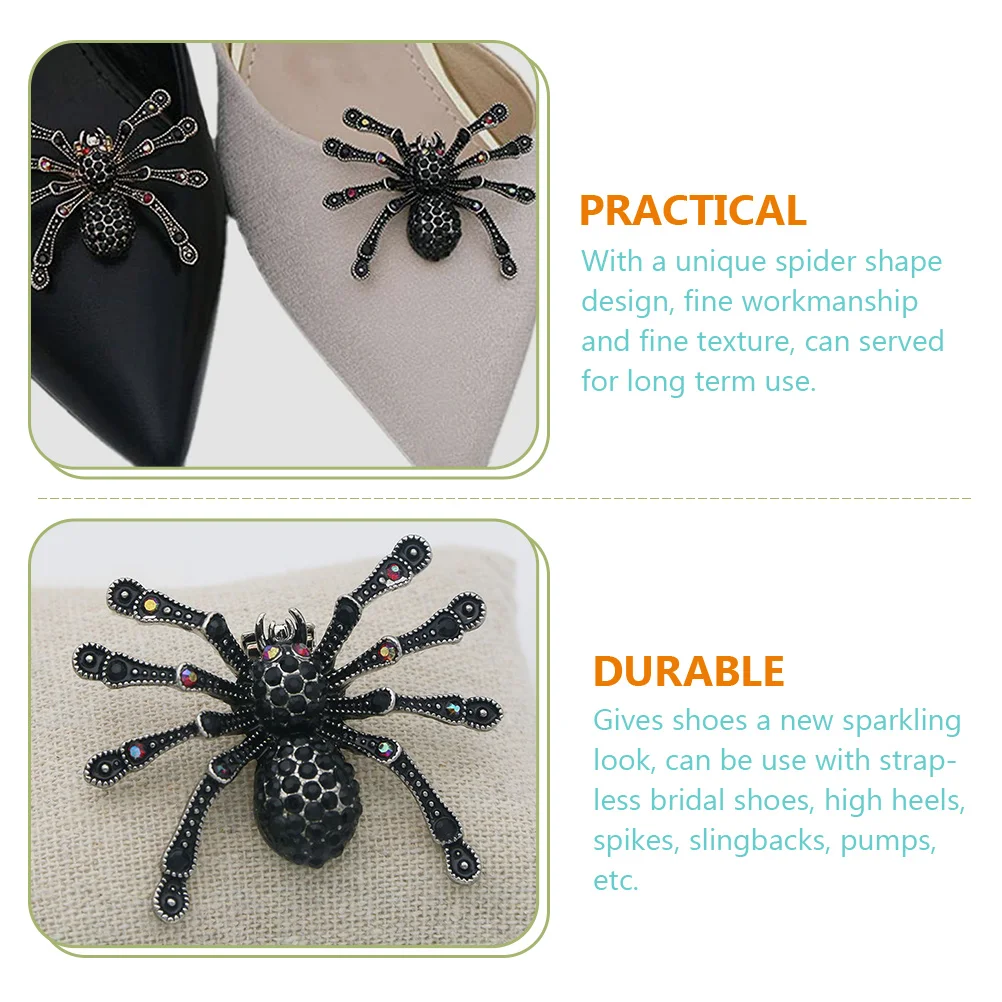 2pcs Spider Clips Decorative Shoe Clips For Pumps Heel Accessories for Wedding Pumps Shoe Flower Charms Elegant
2pcs Spider Clips Decorative Shoe Clips For Pumps Heel Accessories for Wedding Pumps Shoe Flower Charms Elegant