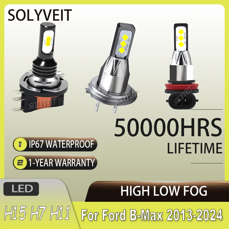 Stable Performance Strong Power H15 H7 H11 HIGH LOW FOG LED Headlihts For Ford B-Max 2013 2014 2015 2016 2017 2018 2019 -2024
Stable Performance Strong Power H15 H7 H11 HIGH LOW FOG LED Headlihts For Ford B-Max 2013 2014 2015 2016 2017 2018 2019 -2024